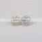 2016 Cheap Price 925 Silver Jewelry Hip Hop Earring Round Stud Earring