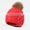 Promotion crochet hat patterns for girls winter knit hat wholesale