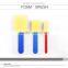 High Quality 3pcs Plastic Handle Painting Foam Brush