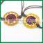 Stain Glass Zinc Alloy Charms Cotton Cord Bracelet