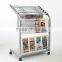 5 tier different sizes newspaper stand in metal