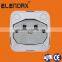 Power electrical ABS European wall socket(S6009)
