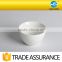 4" round white durable ceramic dip bowl