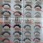 real mink strips eyelashes with custom package box thick looking natural mink fur eyelash