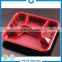 Eco friendly food grade disposable blister Plastic Storage Bento Boxes,wholesale Chinese meal prep tray
