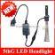 Led Headlight Kit Fanless Slim Car Led Headlight With Tunned Copper Braid