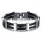 Titanium Steel Other Shape Silicone Bracelet Armband