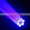 6pcs 12W RGBW 4in1 led zoom bee eye moving head light