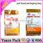 Yason stand up pet food bag with zipper top open glossy pet food bag with zipper stand up pet food ziplock bags