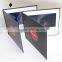 Top quality 7"customized LCD greeting card with 1500mAh built-in battery