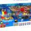 Indoor playground Kids area plastic toy pirate ship playground children play area Indoor playground