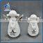 hot sale little christmas ceramic antique angel figurines with heart