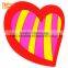 Soft Pvc Bespoke Heart Flower Coasters High Quality Water Cup Pads Promotional Gifts