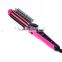 Shinon 4 in 1 professional hair curling iron and hair straightener crimping iron with anti scalp comb