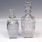 Fancy Square Unique Glass Whiskey Wine Decanter With Lids                        
                                                Quality Choice
