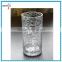 Tube Clear Crackle Glass Tall Cylinder Glass Vase Used Flower Decorage