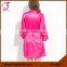 FUNG 2904 Women Siky Solid Satin Robe