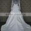 (MY0081) MARRY YOU V-neck High Collar Puffy Ball Gown Princess Long Sleeve Lace Wedding Dresses