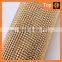 3MM Gold Plastic flatback resin rhinestone sheet rhinestone mesh