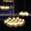 7.12-9 glass Glass ball bubble G9 Round Pendant Chandelier LIGHT