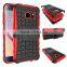 Hot Selling 8 Colors Silicone Armor Hybrid Phone Case Back Cover For S7/S7 Edge Waterproof With Kickstand