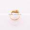 S>>>wholesale New Design Gold Plate Unisex Ring Fashion Jewelry Diamond Zincon Flower Eyes Rings for Anniversary