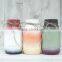 Pure Glass Candle Jar, Colorful Candle Holder, Different Size, With or Without Logo, OEM, Home Decoration, Holiday Gift Quality Choice