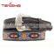 Cowhide Black Leather Men's Western Bead Belts Straps