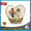 Premium decorative zamac printed button pin for gift