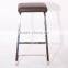 Bar furniture leather upholstered bar stools                        
                                                                                Supplier's Choice