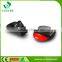 outdoor riding 2 red led ABS solar bike tail light with rear light