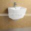 Round White Ceramic Pedestal Sink