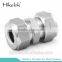 titanium double ferrule union