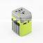 US UK EU AU Plug Dual Usb Ports Universal All In One International Travel Plug Adapter Charger With CE FCC Approved