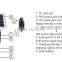 New Product Outdoor Security Lamp Camera 40pcs white LED Bead Solar Panel Light