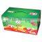 Recycled rectangular coloring juice packaging boxes