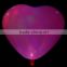 Heart Flying LED light global balloon manufacturer
