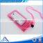 lovely pink waterproof custom logo dry bag for mobile phone /iphone