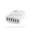 China Factory 5-6 port Intelligent usb travel charger 12A