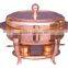 stainless steel equipment for buffet/food warmer chaffing dish/indian brass chafing dish