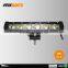 hot sale 30W led light bar with oval lamp cup aurora led off road light bar with two bracket installation