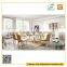 white lacqured royal wooden dining room furniture sets with high gloss dining table chairs and wood carving cabinets