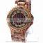 Natural Wood Timepiece Analog Quartz Japan Movt Wholesale Wood Watch