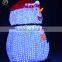 high quality LED 3D motif light snowman light