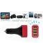 OEM full aluminum bottom quick electric 4 usb car mobile charger adapter