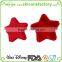 FDA & LFGB confirmed lovely star shape silicone cake mold
