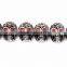 fashion casting jewelry enamel skull head rhinestone bracelet
