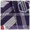 polyester full dull spandex pique stripe fabric with anti-bacterial