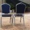 stacking iron metal banquet chairs with high quality