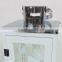 Stainless steel lantern with silk printing glass panel for Christmas decor